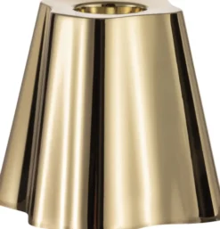 Aalto lysestage 6,5 cm messing