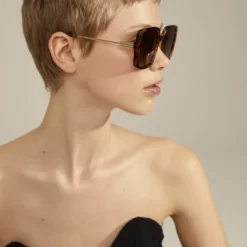 ALIET sunglasses tortoise brown/gold