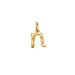 Alphabet Pendant Gold
