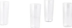 Angle Glass-Set of 4 Tall H13-Clear