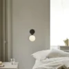 Apiales Wall, satin black / opal