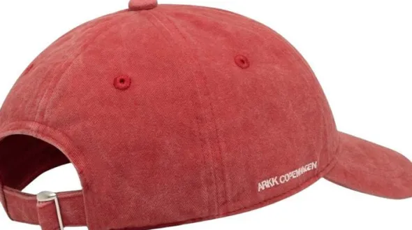 ARKK Washed Cap 1. 0 Fiery Red