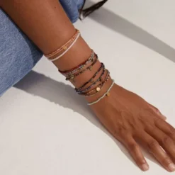 Armbånd : Indie : Guldbelagt : Lill