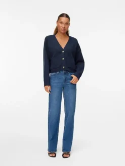 AWGEMMA LS V-NECK KNIT CARDIGAN NOO