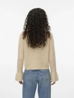 AWLEAH LORI LS O-NECK KNIT CARDIGAN
