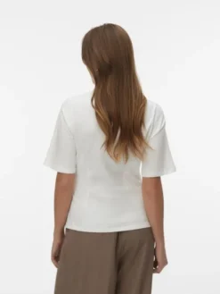 AWVANESSA 2/4 O-NECK FITTED T-SHIRT