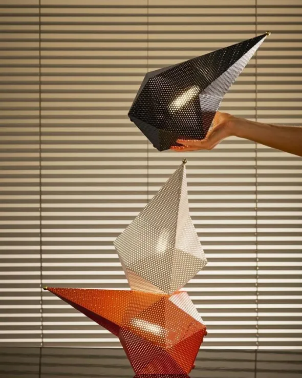Bagdad Portable Lamp, EU (Shade: Cream White Semi Matt)