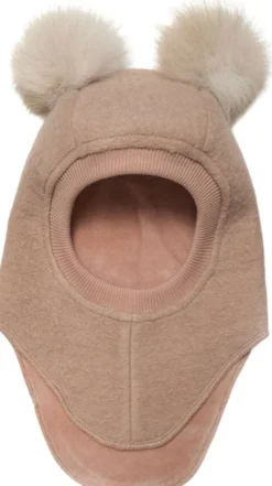 Balaclava w. Alpaca Pompoms