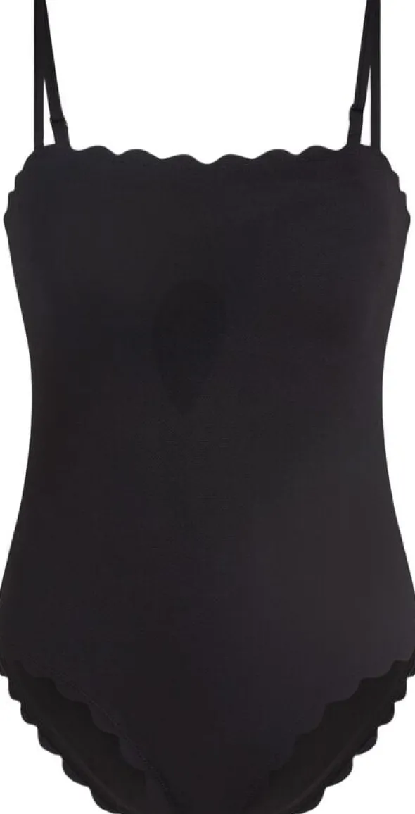 Bandeau Scallop Swimsuit