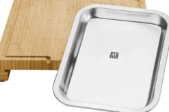 BBQ+ Skärbrädor +skål 39x30 bambu
