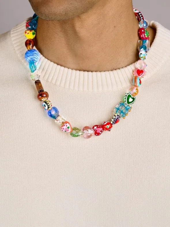 Beaded Charm Necklace