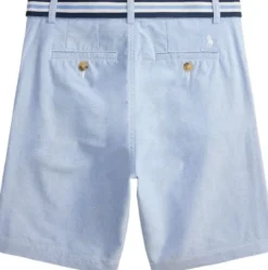 Belted Cotton Oxford Short