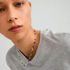 BETWEEN necklace silver-plated