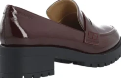 BIAPEARL Simple Penny Loafer Patent Aquarius