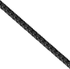 Black Tennis Bracelet
