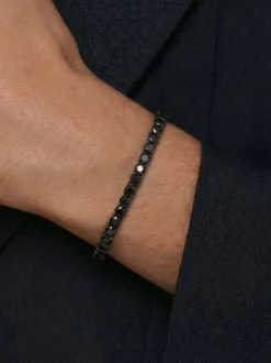 Black Tennis Bracelet