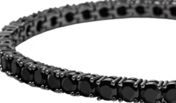 Black Tennis Bracelet