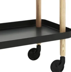 Block bord svart
