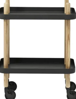 Block bord svart