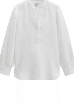 Blouse, a-shape, pleat detail at ce