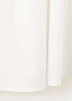 Boat-neck ruched dress