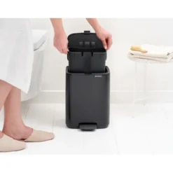 Bo pedalspand 7 ltr. - Matt Black