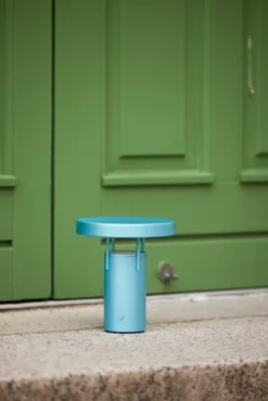 BringMe Portable Lamp Mini Metallic Turquoise