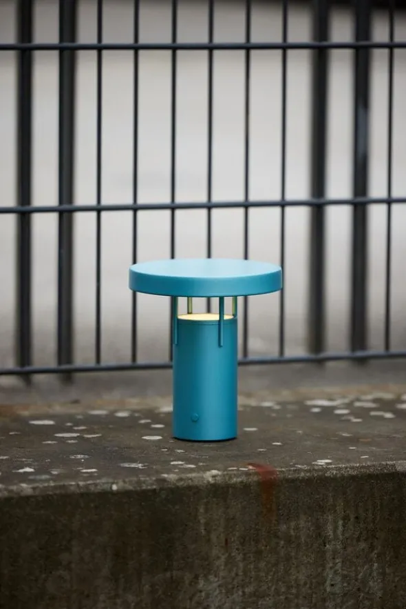 BringMe Portable Lamp Mini Metallic Turquoise