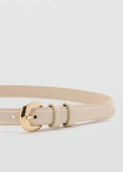 Buckle skinny belt