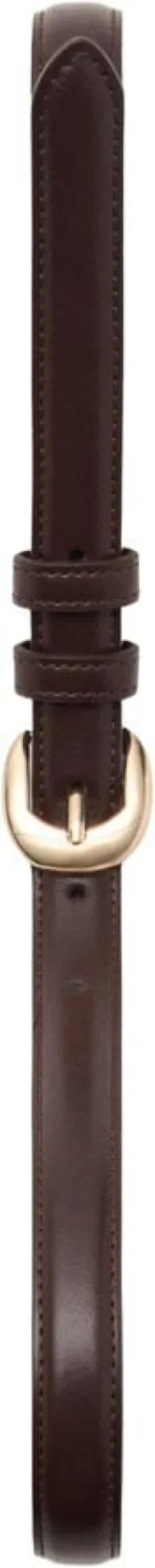 Buckle skinny belt
