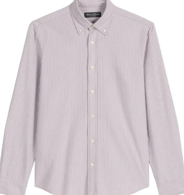 Button down collar, long sleeves, r