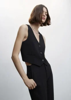 Buttons suit waistcoat