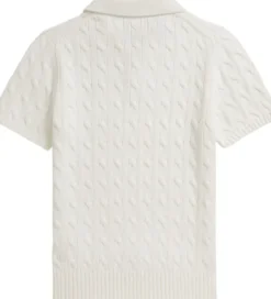 20Cable-Knit Cotton Polo-Collar Sweater Teens