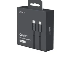 Cable 1 - USB-C to Lightning - Stockholm Black