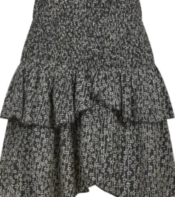 Carin Flower Check Skirt