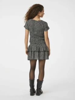 Carin Flower Check Skirt