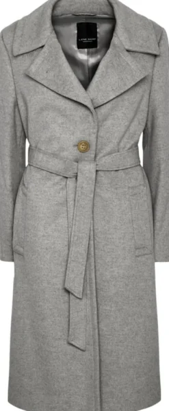 Cashmere Coat W - Clareta Belt Midi