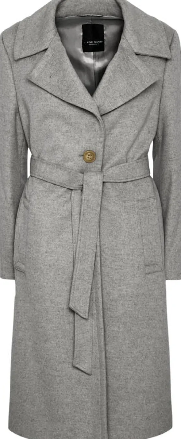 Cashmere Coat W - Clareta Belt Midi
