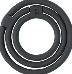 CIRCLES grytunderlägg Ø 13 cm black