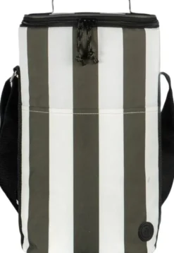 City stripe cooler bag high rPET