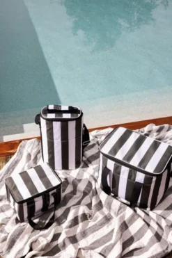 City stripe cooler bag high rPET