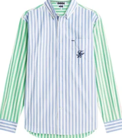 Classic Fit Logo Embroidery Paper Touch Shirt