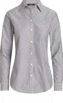 Classic Fit Striped Cotton Shirt