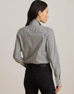 Classic Fit Striped Cotton Shirt