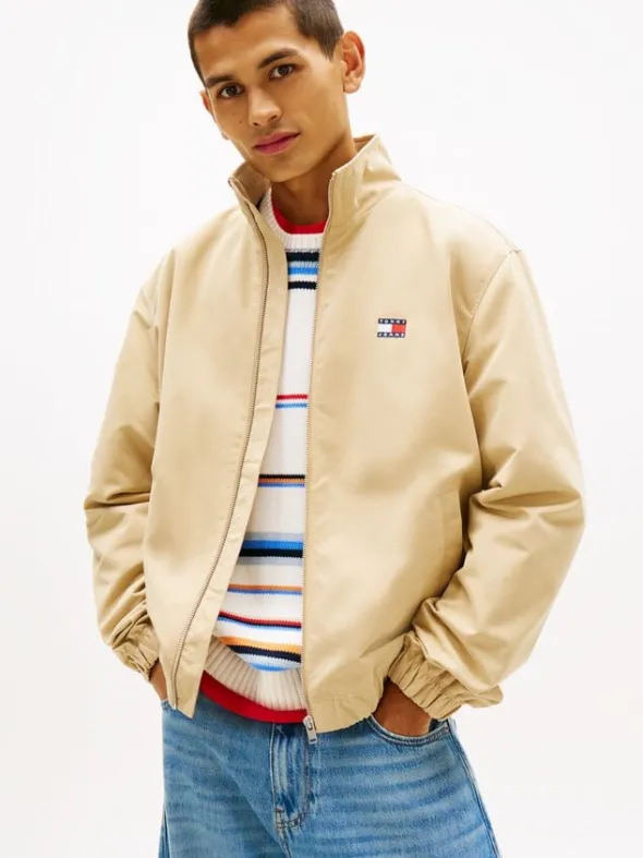 Collar Logo Water Repellent Zip-Thru Jacket