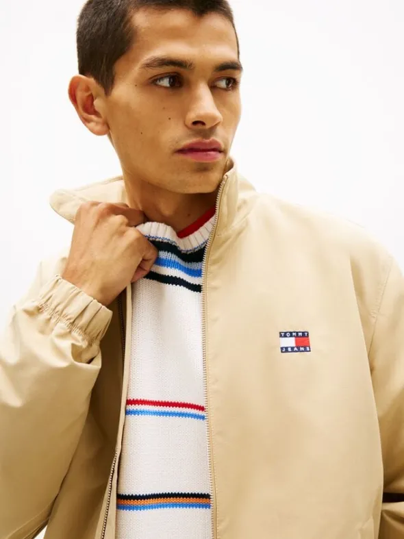 Collar Logo Water Repellent Zip-Thru Jacket