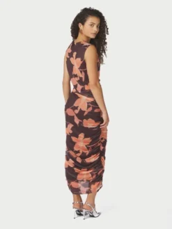 Corilina Flower Mesh Dress
