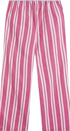 COTTON STRIPE SLEEP LS SHIRT + PANT SET