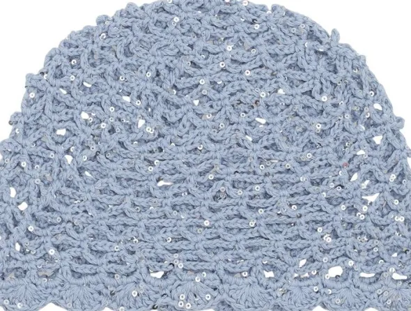 Crochet Sequin Hat
