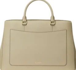 Crosshatch Leather Large Hanna Satchel